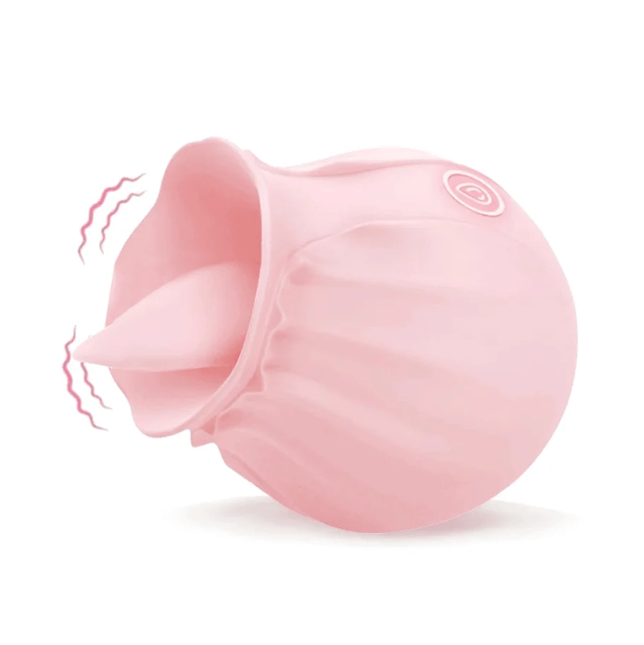 Rechargeable Waterproof Rose Toy - Washable Flower-Inspired Vibrator for Women