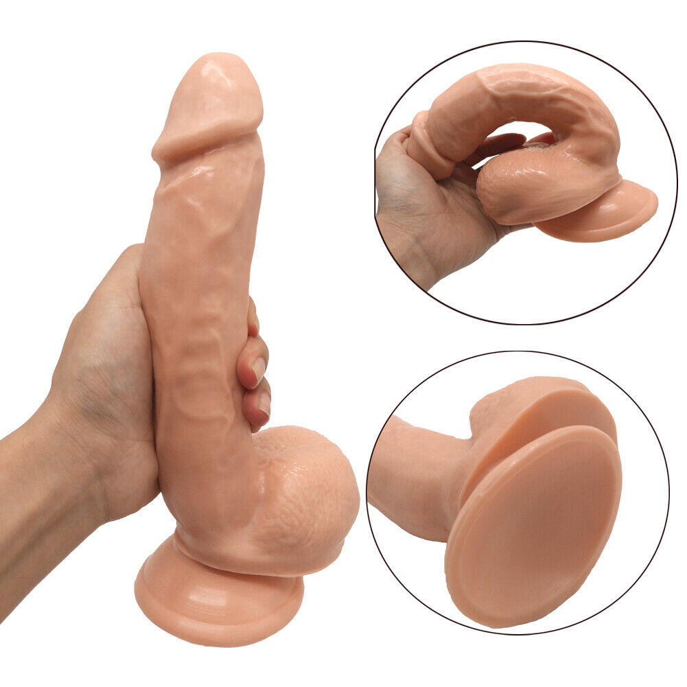 Realistic Large Dildo with Strap-On for Anal & Vaginal Pleasure