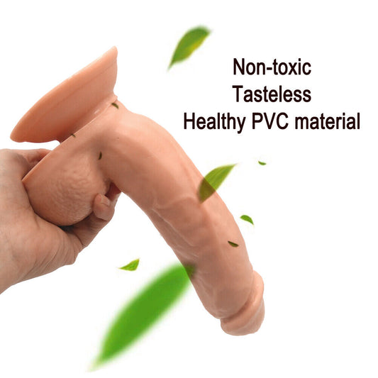 Realistic Large Dildo with Strap-On for Anal & Vaginal Pleasure