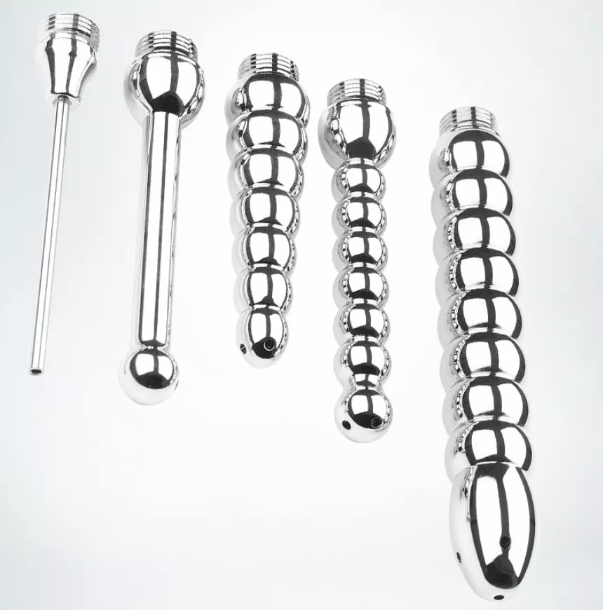 Metallic Vaginal & Anal Irrigator Set