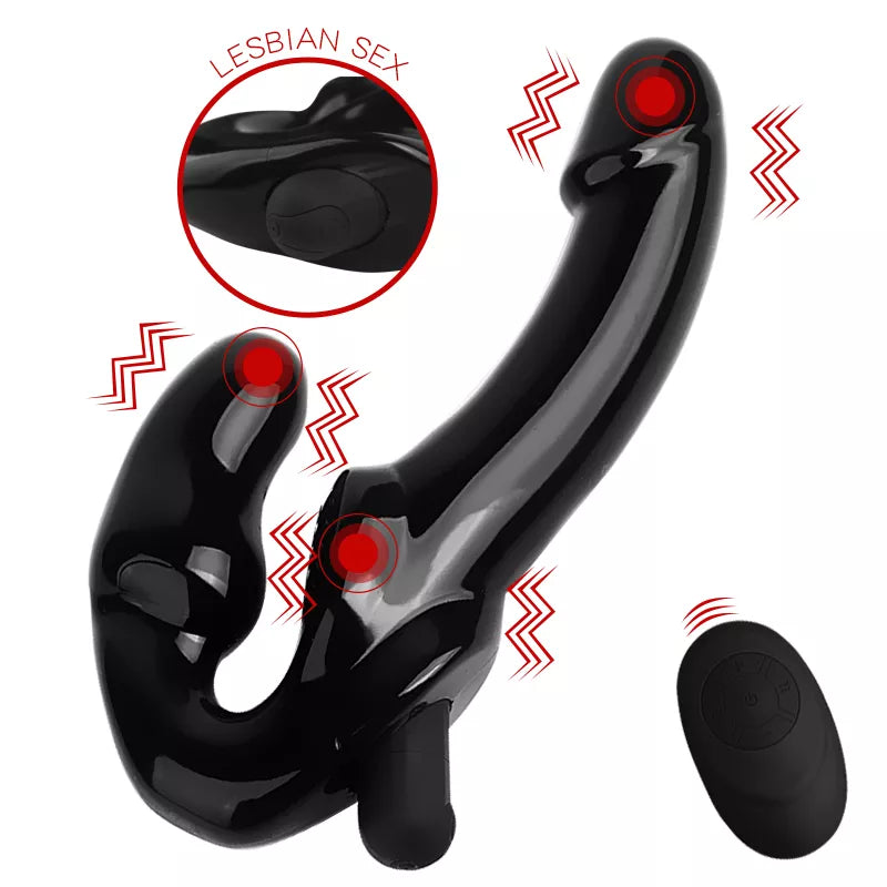 Waterproof Strapless Vibrator - Double-Ended Dildo