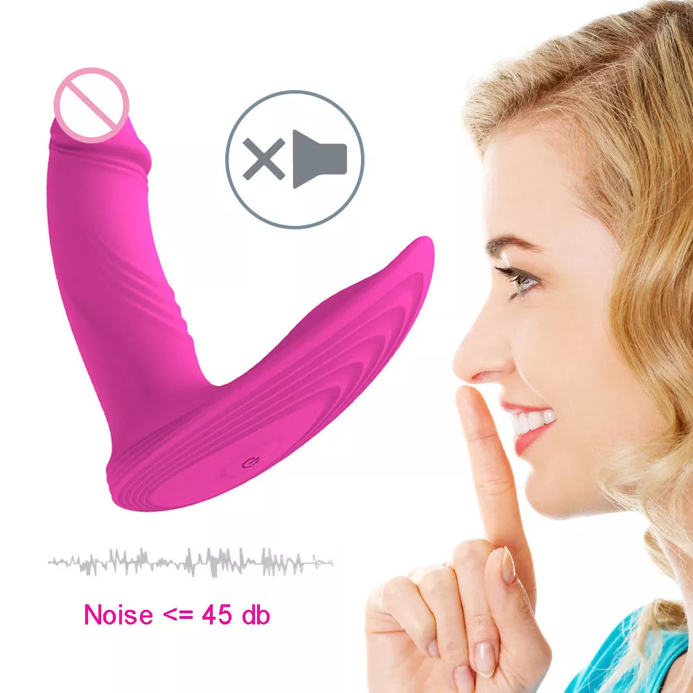 Remote Control Wearable Butterfly Panties Vibrator - G-Spot Toy for Women