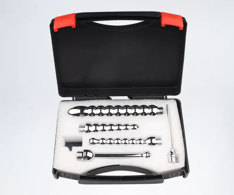 Metallic Vaginal & Anal Irrigator Set