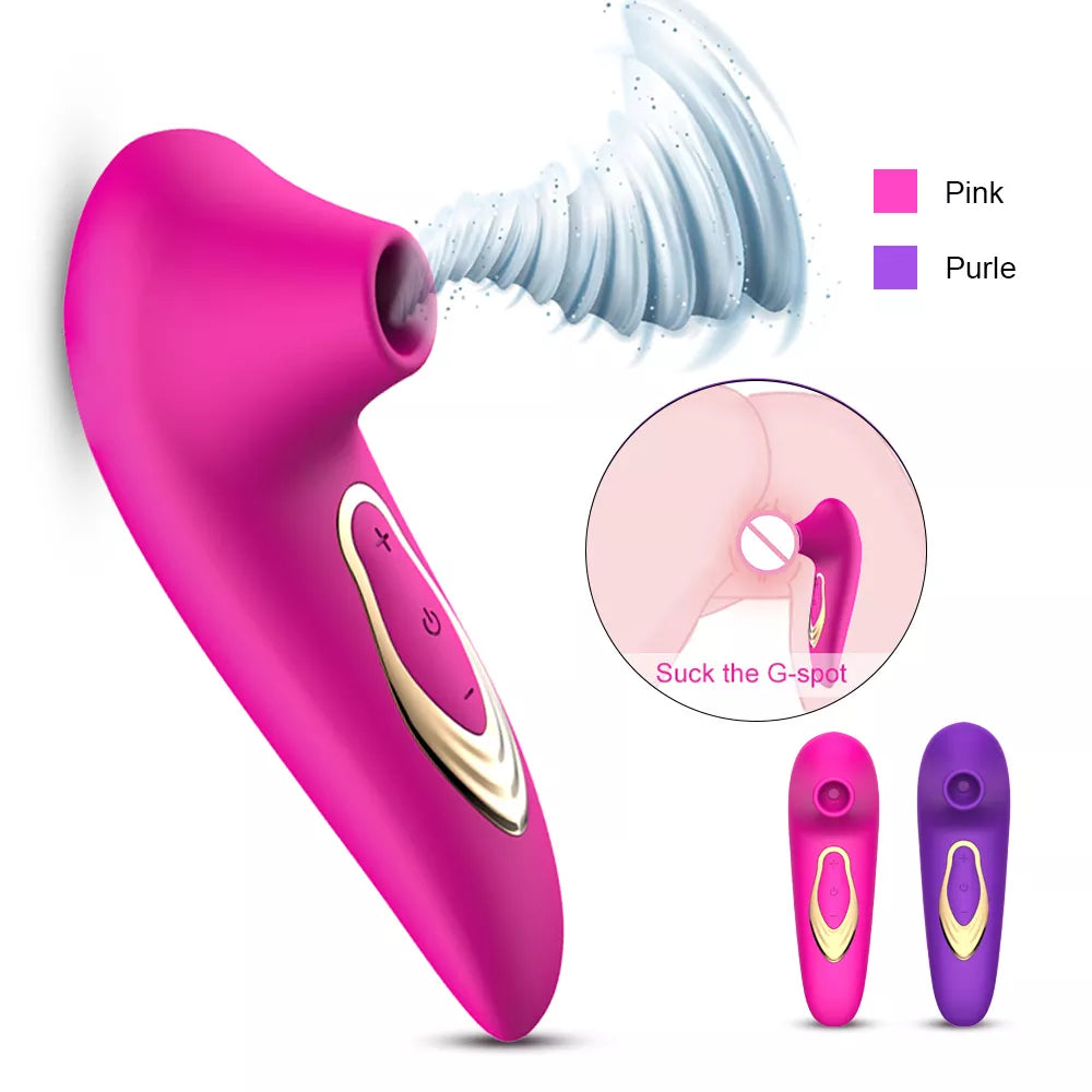 Silicone Clitoral Sucking Vibrator - Powerful Massager & Pleasure Toy for Women