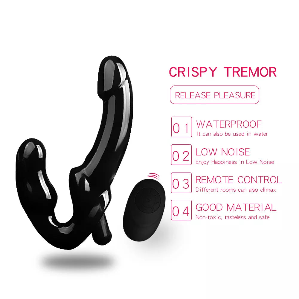 Waterproof Strapless Vibrator - Double-Ended Dildo