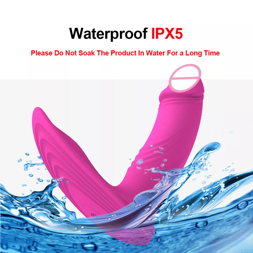 Remote Control Wearable Butterfly Panties Vibrator - G-Spot Toy for Women