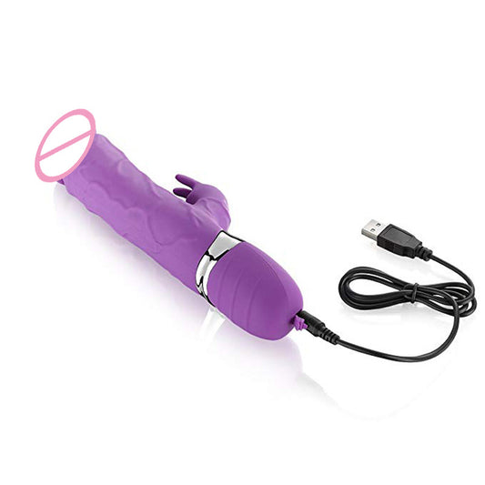 7-Mode Rabbit Dildo Vibrator - Adult Toy for Women with Powerful Vibration