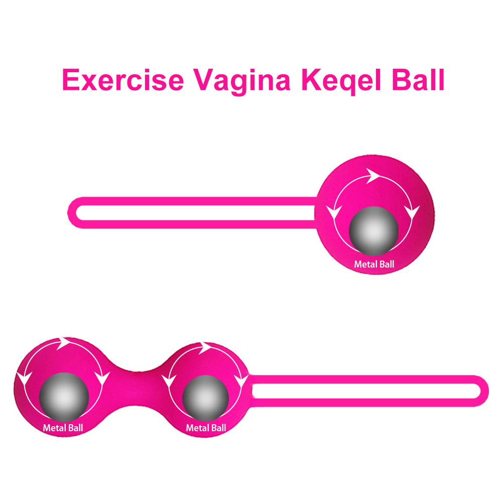 Silicone Kegel Exercise Balls - Vaginal Tightening Yoni Eggs for Women