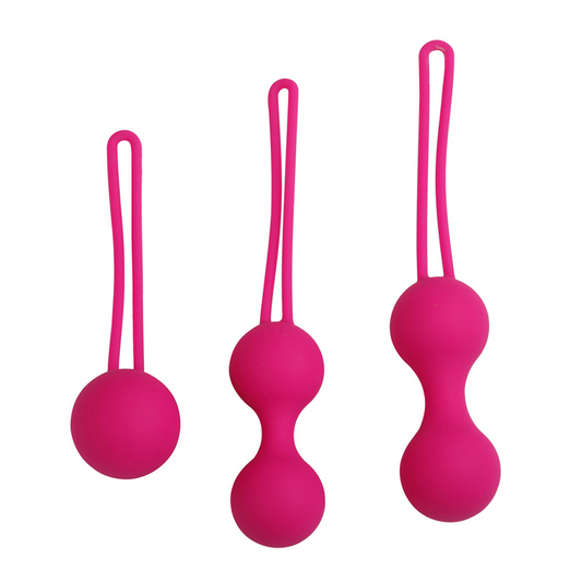 Silicone Kegel Exercise Balls - Vaginal Tightening Yoni Eggs for Women