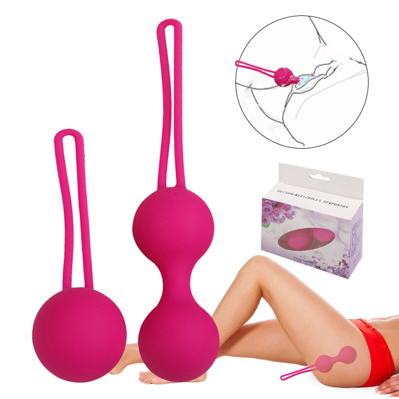 Silicone Kegel Exercise Balls - Vaginal Tightening Yoni Eggs for Women