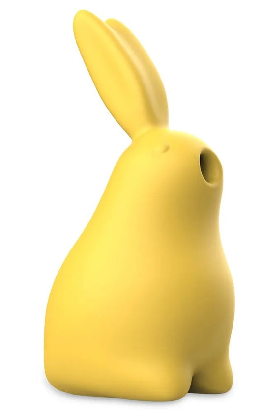 Yellow Silicone Waterproof Nipple & Clitoral Sucking Vibrator - G-Spot Pleasure Toy for Women