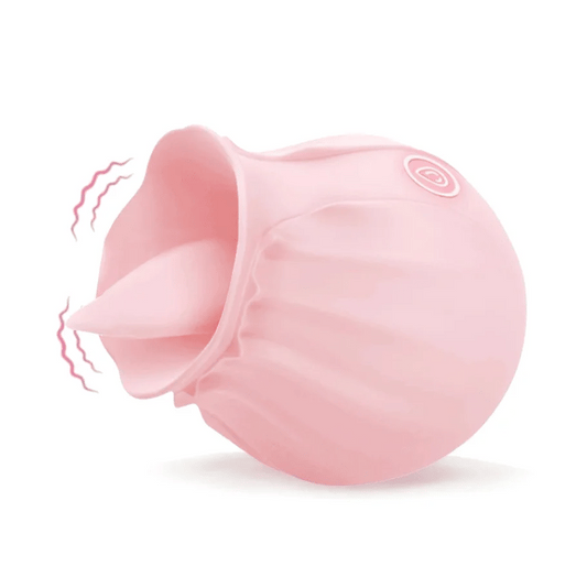 Rechargeable Waterproof Rose Toy - Washable Flower-Inspired Vibrator for Women