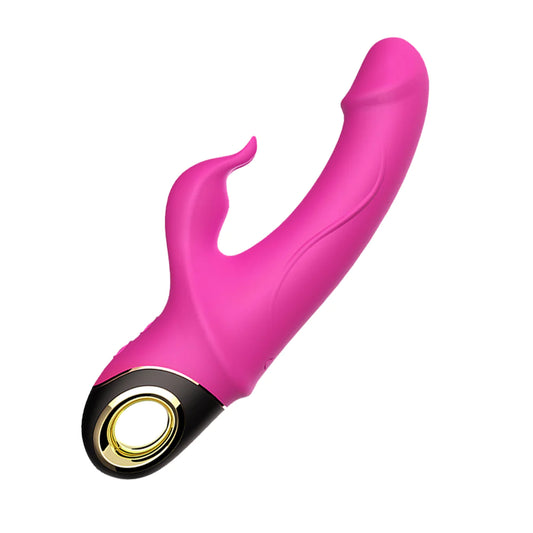 Waterproof G-Spot Dildo Vibrator - Strong USB Rechargeable Toy for Women