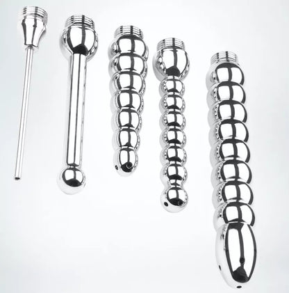 Metallic Vaginal & Anal Irrigator Set