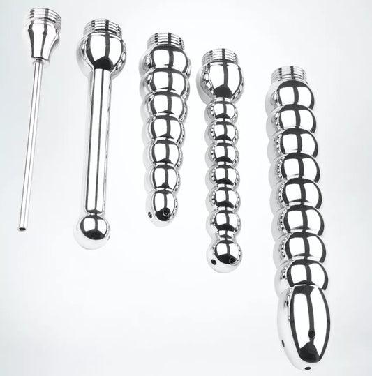 Metallic Vaginal & Anal Irrigator Set