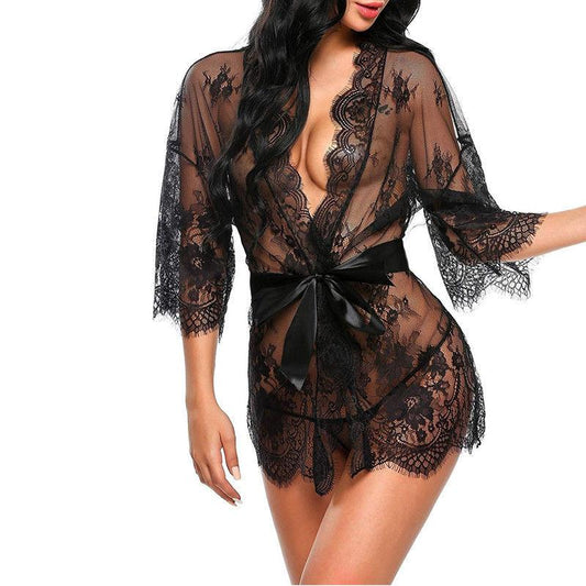 Black Sexy Transparent Lingerie