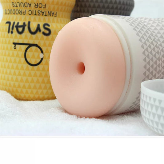 Snail Hands-Free Male Masturbator - Realistic Artificial Vagina