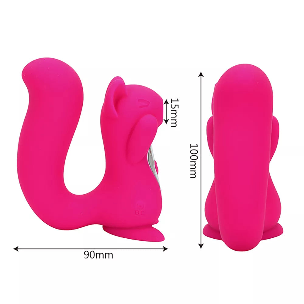 Mini Squirrel Suction Vibrator - Multifunctional G-Spot & Clitoral Sucking Toy