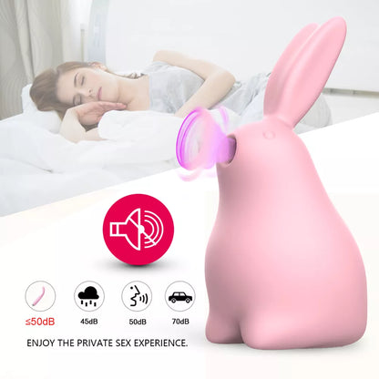 Yellow Silicone Waterproof Nipple & Clitoral Sucking Vibrator - G-Spot Pleasure Toy for Women