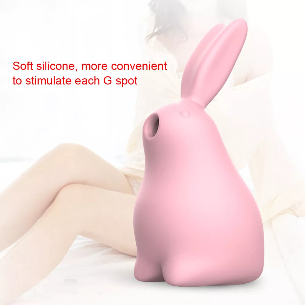 Yellow Silicone Waterproof Nipple & Clitoral Sucking Vibrator - G-Spot Pleasure Toy for Women