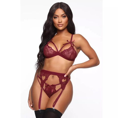 Red Hot Lace Lingerie - Sensual and Soft Sexy Underwear