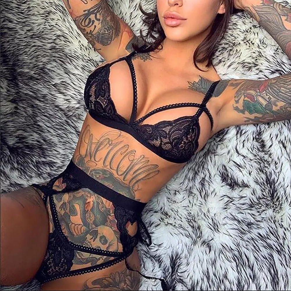 Red Hot Lace Lingerie - Sensual and Soft Sexy Underwear